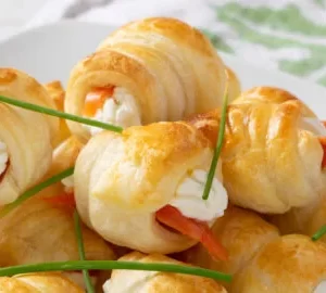 Cannoli con salmón